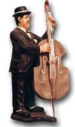 Oliver Hardy mit Kontrabass K270