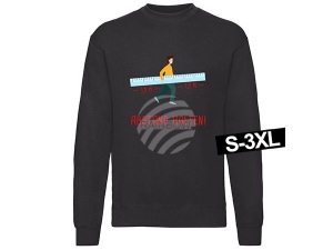 Motiv Sweater Sweatshirt schwarz Modell Swt-002