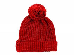 Knitted Hat Pom Pom Beanie Model 45e