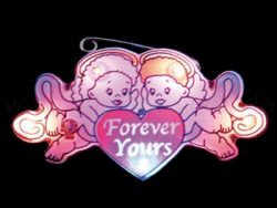 Blinky Magnet Anstecker Engel Forever Yours