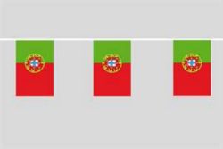Lancuch flag Portugalia