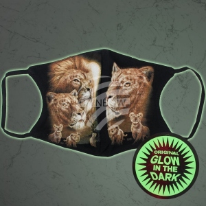 Respirator mask with motif Glow in the dark MASK-043