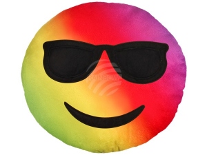 Pillow Rainbow Emoticon Emoji-Con cool