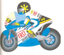 Folienballon Motorrad