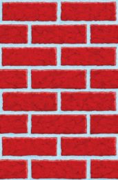 Dekoracja na sciane Scene Setter Red Brickwall