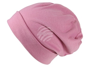 Knitted cap Long Beanie Slouch uni colors old pink