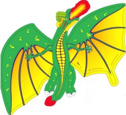 Folienballon Drachen