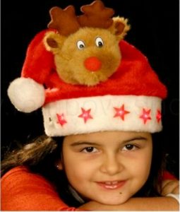 Weihnachtsmtze Kinder Elch