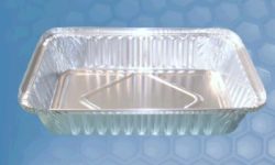 Aluminum dish angular 860 ml