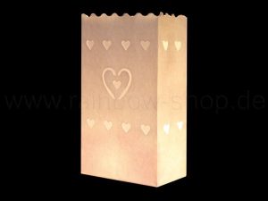 Light bags white Heart