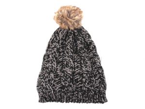Knitted Hat Pom Pom Beanie Model 51a