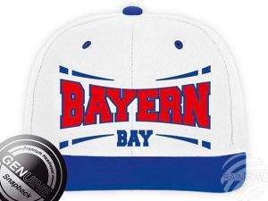 Snapback Cap Basecap Bayern weiss blau