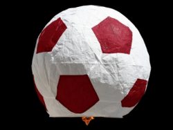 Sky lantern football red