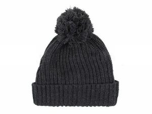 Strickmtze Pom Pom Beanie Modell 45b