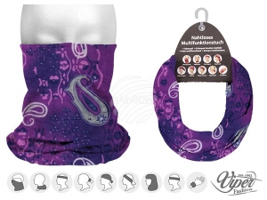 Multifunctional cloth 9 in 1 Multi-purpose scarf Paisley MF-236