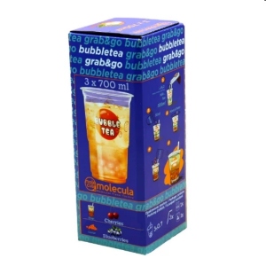 Bubbletea Grab&Go Pudelko jagody 3x700ml
