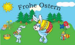 Fahne Frohe Ostern 3