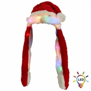 Bobble-Ear Hat Santa Claus with LED Light SM-450