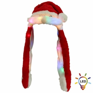 Bobble-Ear Hat Santa Claus with LED Light SM-450