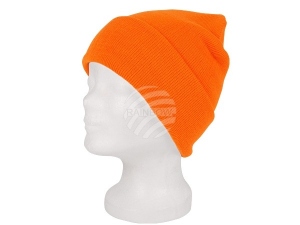 Long Beanie Slouch Design Knitted cap orange