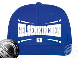 Snapback Cap Basecap Gelsenkirchen blau