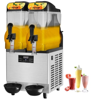 Commercial slushy machine 2x12 liters