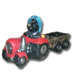 Maulwurf mit Traktor und Anhnger K691