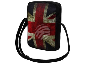 Messenger Bag Kurier Tasche Union Jack rot/blau/wei