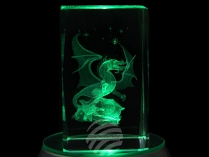 Crystal cuboid Dragon Model 086