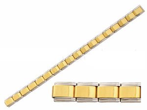 Basic bracelet Italian Charms Middle goldfar