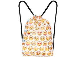 Rucksack Tasche Turnbeutel Emoticon