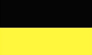 Fahne Mnchen schwarz gelb
