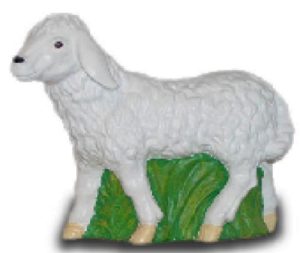 Christmas flu figure sheep standing model 90