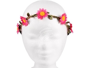 Floral wreath pink/yellow