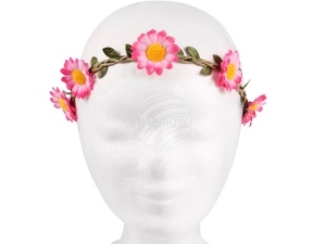 Floral wreath pink/yellow