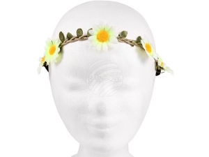 Floral wreath light green/yellow