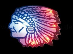 Blinky Magnet Anstecker Indianer
