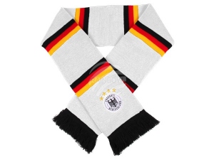 Schal weiss Deutschland Flagge mit Streifen