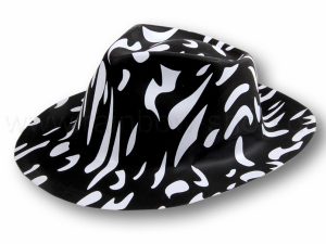 Cowboyhut Flecken neon schwarz