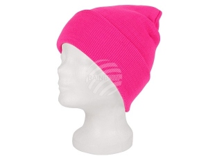 Long Beanie Slouch Design Knitted cap pink