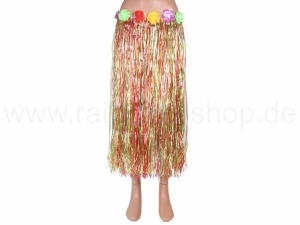 Hawaii Bast skirts XXL long red/yellow/green