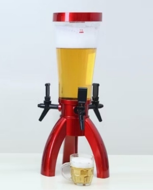 Trinksule Biersule 4,0 Liter mit Khlrhre Rot