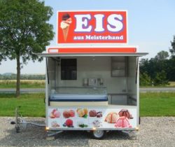 Verkaufswagen Eis 2,50 m