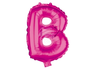 Foil balloon helium balloon pink Letter B