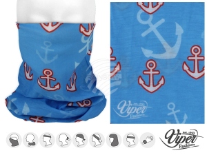 Multifunctional cloth 9 in 1 Multi-purpose scarf Maritime anchor