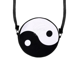 Round motif handbag Yin Yang