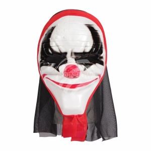 Karnevalsmaske Clown weiss MAS-46