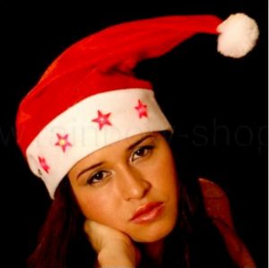 Christmas Santa hat Flashing stars