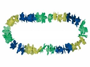 Hawaii chains flower necklace classic yellow green blue