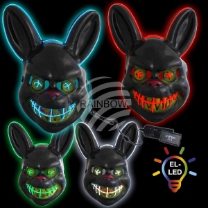 LED Mscaras de terror mscaras Conejo MAS-MIX31